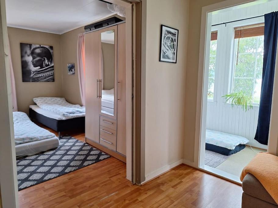 Privat Leilighet Pa Gard Med Badstue Og Nordlys Narvik Exteriér fotografie